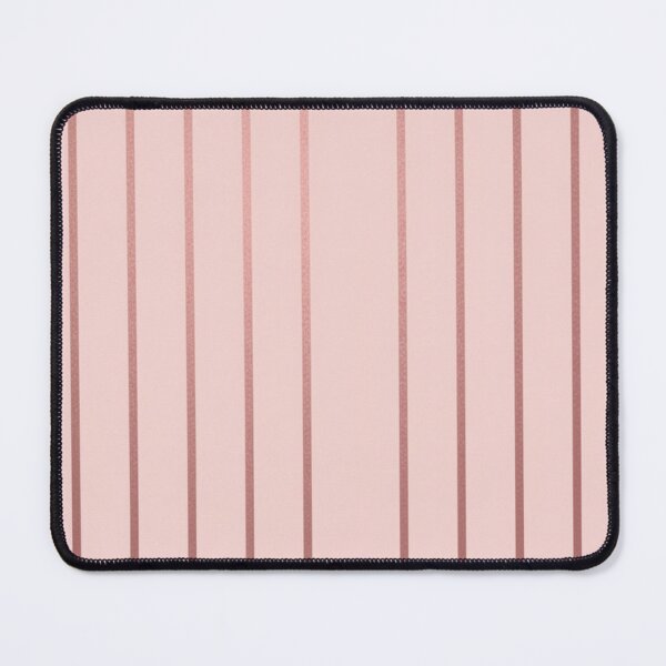 Item preview, Rose Gold Vertical Stripes, Soft Pink Luxury Pattern designed and sold by UMI BLOOM.