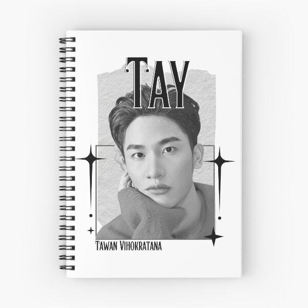 Item preview, Tay (Tawan Vihokratana) Thailand Actor  Thai drama Entertainment Scrapbook Collage Cozy Y2K Vintage Design designed and sold by HELL0WBELLO.