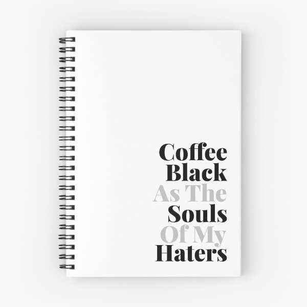 Item preview, Coffee Black Like My Enemies’ Souls – Sarcastic Quote Typography designed and sold by Artshole.