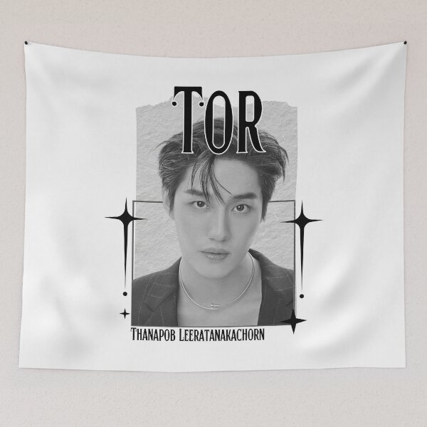 Item preview, Tor (Thanapob Leeratanakachorn) Thailand Actor  Thai drama Entertainment Scrapbook Collage Cozy Y2K Vintage Design designed and sold by HELL0WBELLO.