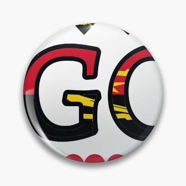 Item preview, Angola Flag Letters And Hearts designed and sold by TheIconSmith.