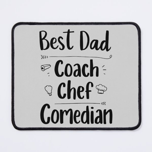 Item preview, Best Dad Coach Chef Comedian Father's Day Gift designed and sold by SholoStudio.