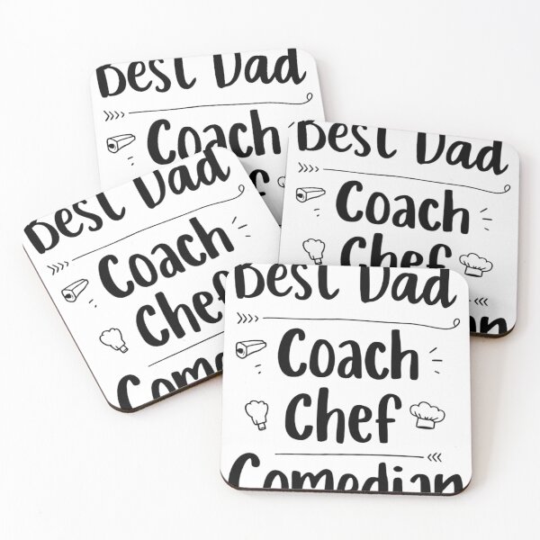 Item preview, Best Dad Coach Chef Comedian Father's Day Gift designed and sold by SholoStudio.