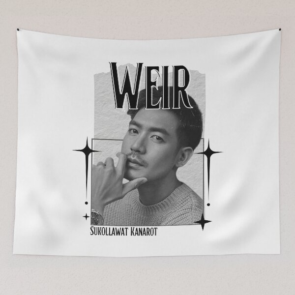 Item preview, Weir (Sukollawat Kanarot) Thailand Actor  Thai drama Entertainment Scrapbook Collage Cozy Y2K Vintage Design designed and sold by HELL0WBELLO.