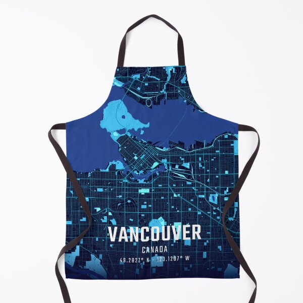 Item preview, Vancouver Midnight City Map designed and sold by HomeLivingCo.