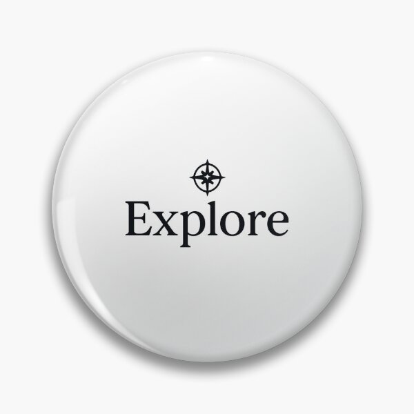 Item preview, Minimal ‘Explore’ Compass Typography designed and sold by Le Grand Requin.