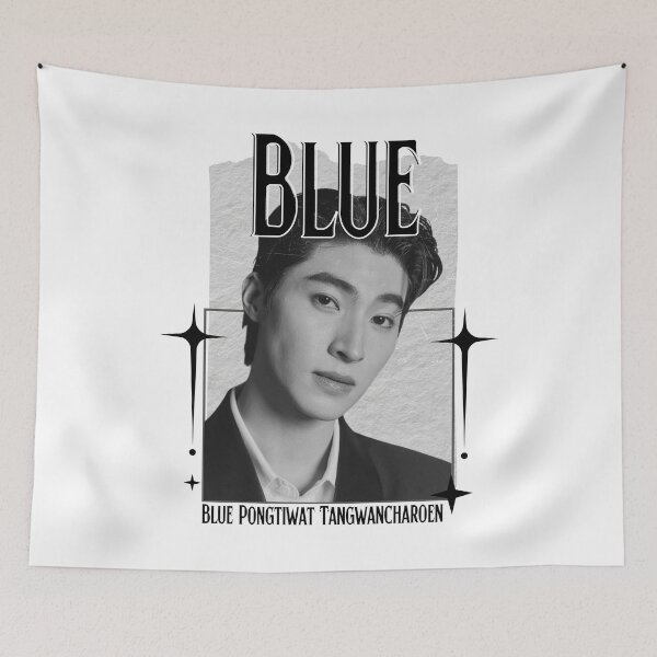 Item preview, Blue (Blue Pongtiwat Tangwancharoen) Thailand Actor  Thai drama Entertainment Scrapbook Collage Cozy Y2K Vintage Design designed and sold by HELL0WBELLO.