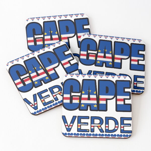Item preview, Cape Verde Flag Letters And Hearts designed and sold by TheIconSmith.