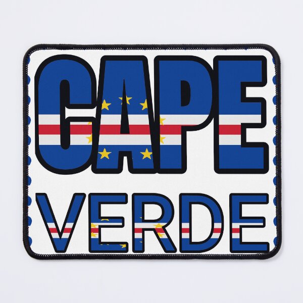 Item preview, Cape Verde Flag Letters And Hearts designed and sold by TheIconSmith.