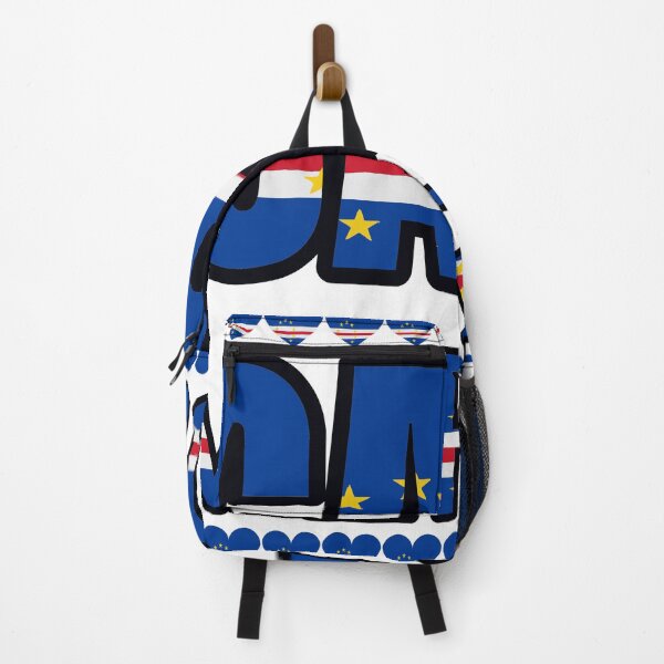 Item preview, Cape Verde Flag Letters And Hearts designed and sold by TheIconSmith.