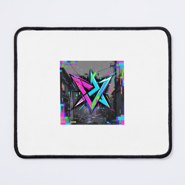 Item preview, Neon Glitch Star – Cyberpunk Graffiti Logo designed and sold by levpint.