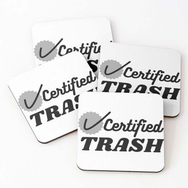 Item preview, Certified Trash Graphic Black designed and sold by Beaver Derek Productions .