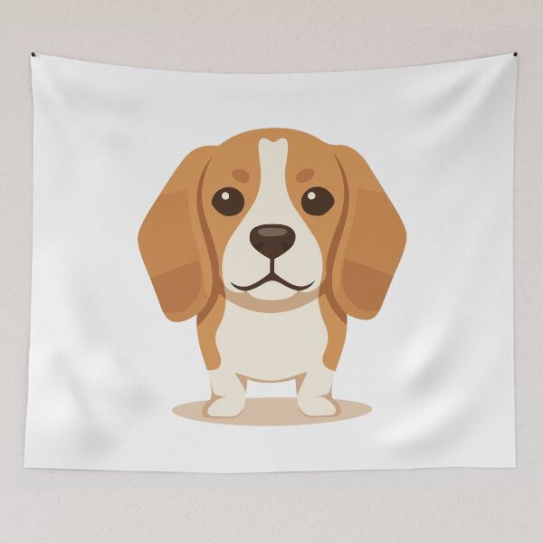 Item preview, Cheerful Beagle Cartoon Icon designed and sold by Art Co..