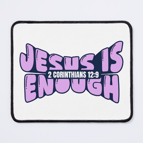 Item preview, Jesus Is Enough – Christian Quotes designed and sold by MoriaStore.