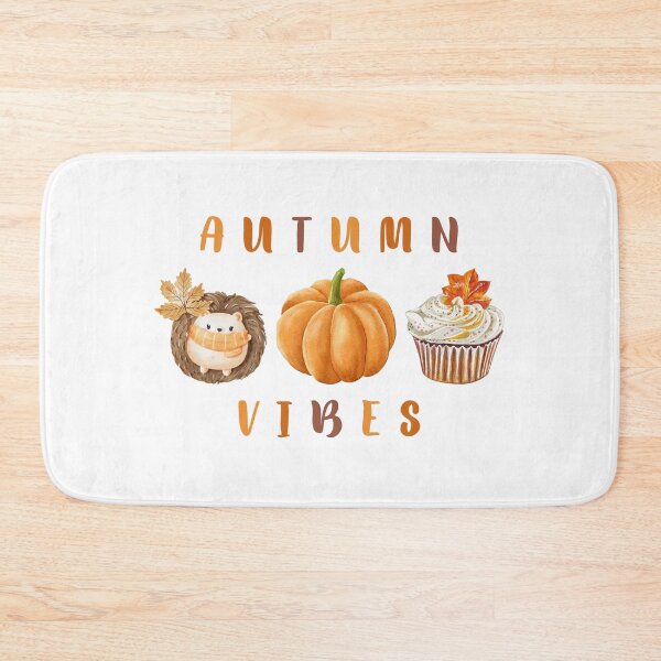 Item preview, Autumn Vibes – Hedgehog, Pumpkin & Fall Cupcake designed and sold by iamKRUK.