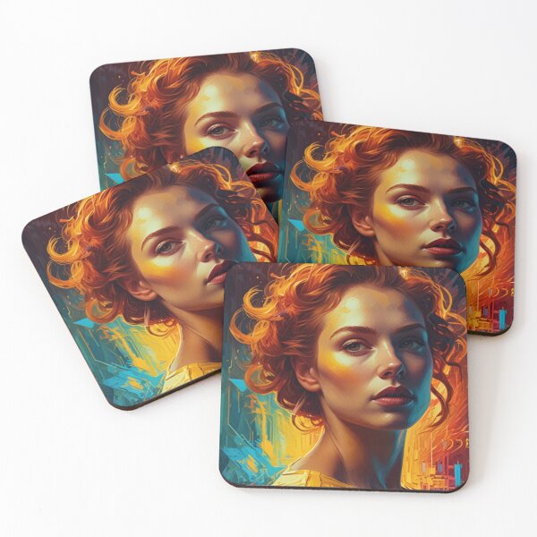 Item preview, Golden Ember — Warm Light Portrait designed and sold by ArtiQreate.