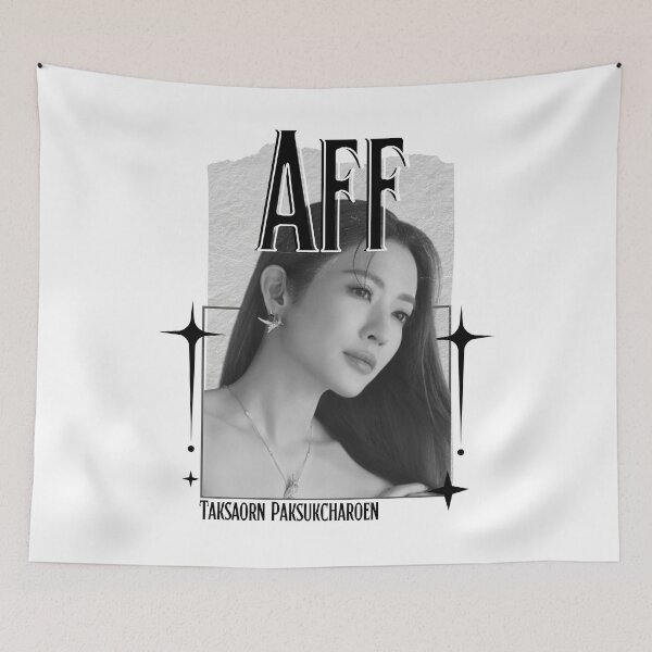 Item preview, Aff (Taksaorn Paksukcharoen) Thailand Actresses Thai drama Entertainment Scrapbook Collage Cozy Y2K Vintage Design designed and sold by HELL0WBELLO.