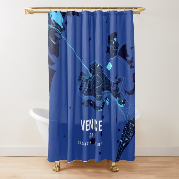 Item preview, Venice Midnight City Map designed and sold by HomeLivingCo.