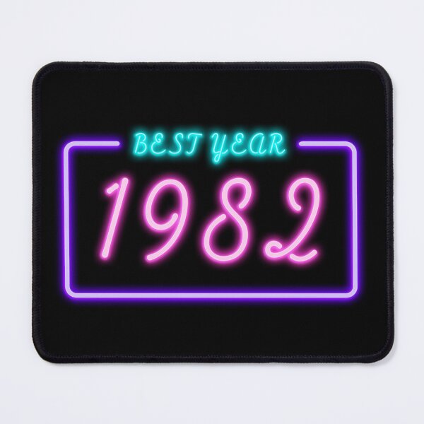 Item preview, BEST YEAR 1982 Neon Retro Design designed and sold by ArchersBoutique.