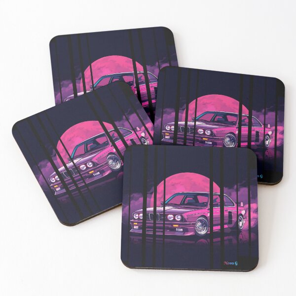 Item preview, B.W the Power of the 3 series drifting with neon smoke, retro 80s 11 designed and sold by Neon G.