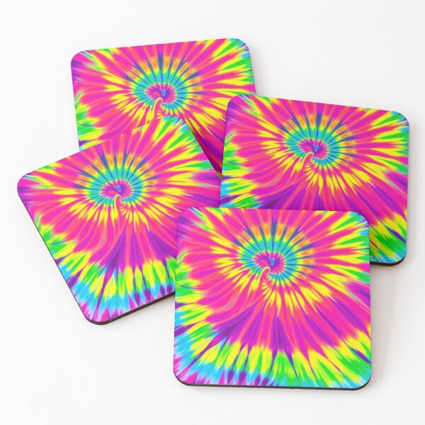 Item preview, Retro Tie Dye Explosion Pattern Art designed and sold by HLPsychDesigns.