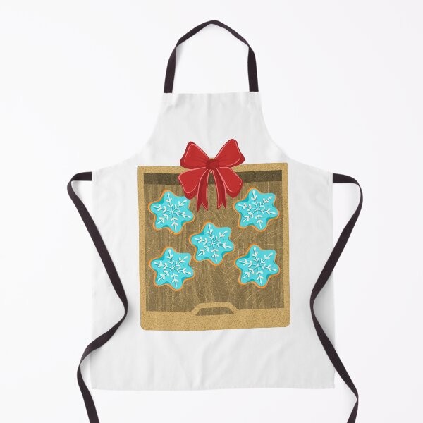Item preview, Bright blue christmas cookies on a tray designed and sold by serenebookworm.