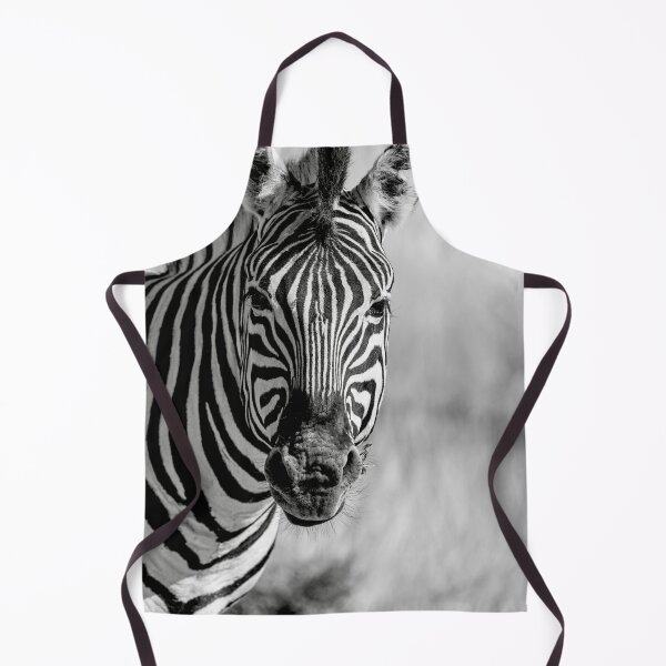 Item preview, Monochrome gaze, plains zebra portrait, Etosha Namibia designed and sold by DavideAntoniani.