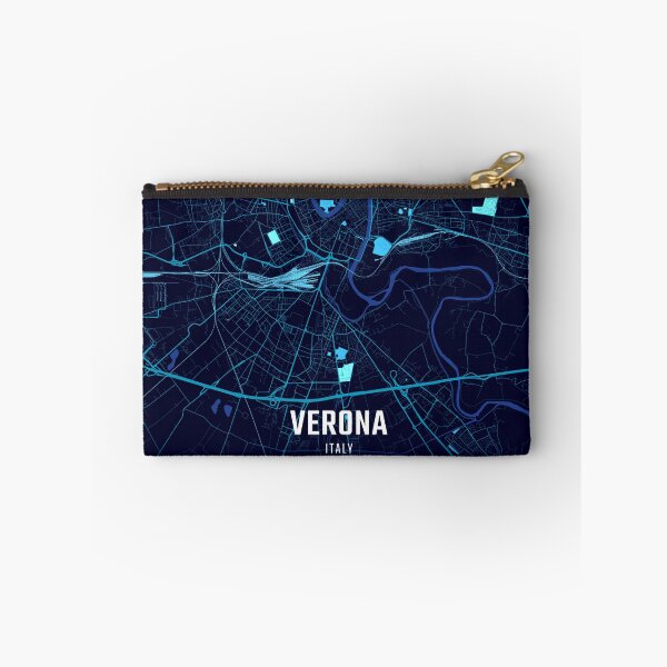 Item preview, Verona Midnight City Map designed and sold by HomeLivingCo.