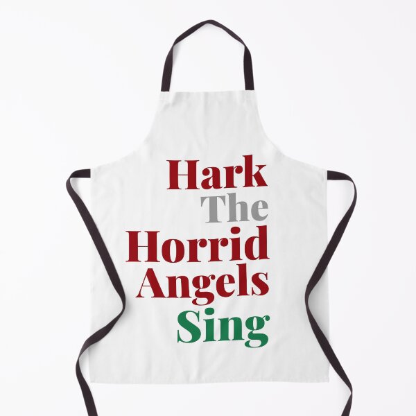 Item preview, Hark The Horrid Angels Sing – Funny Christmas Quote – Artshole Typography designed and sold by Artshole.