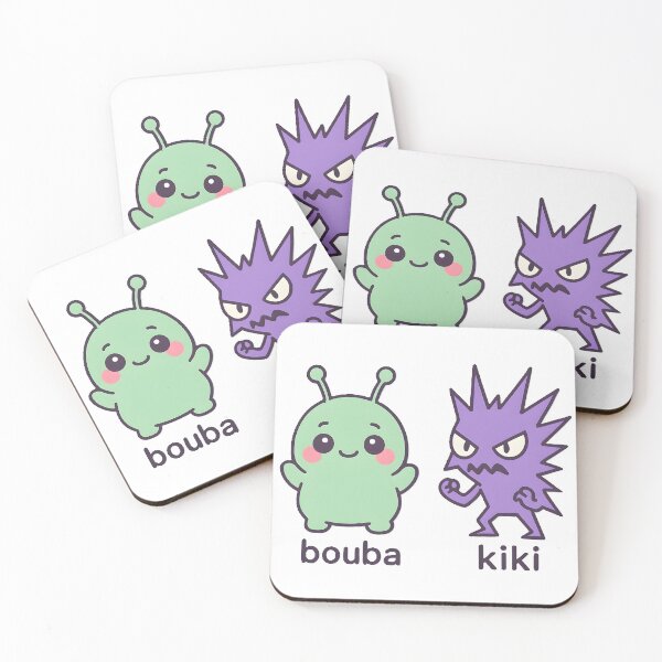 Item preview, Bouba vs Kiki  Alien Edition – Sound Symbolism & Psycholinguistics designed and sold by Nerd Romance Café.