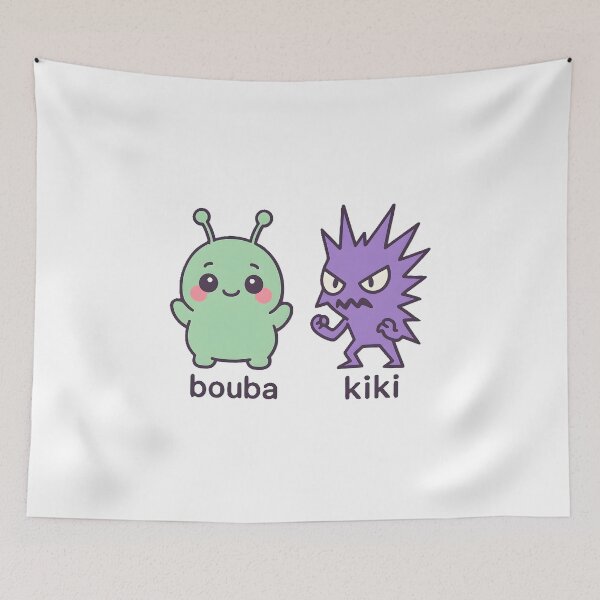 Item preview, Bouba vs Kiki  Alien Edition – Sound Symbolism & Psycholinguistics designed and sold by Nerd Romance Café.