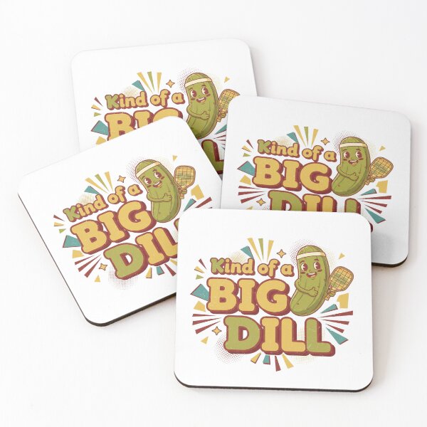 Artikelvorschau, „Kind of a Big Dill“-Shirt – Lustiges Retro-Pickleball-T-Shirt – Geschenk mit Gurken-Wortspiel – Vintage-T-Shirt für Pickleball-Spieler entworfen und verkauft von GeniePixel.
