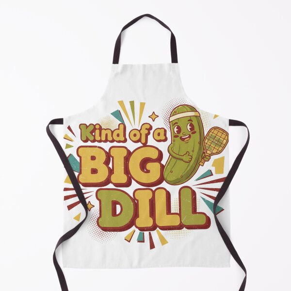Item preview, Kind of a Big Dill Shirt - Funny Retro Pickleball T-Shirt - Pickle Pun Gift - Vintage Dinking Tee - Pickleball Player Humor designed and sold by GeniePixel.