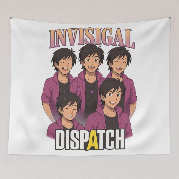 Item preview, Invisigal Dispatch – Energetic Anime Character Art designed and sold by Anime-Clothes1.