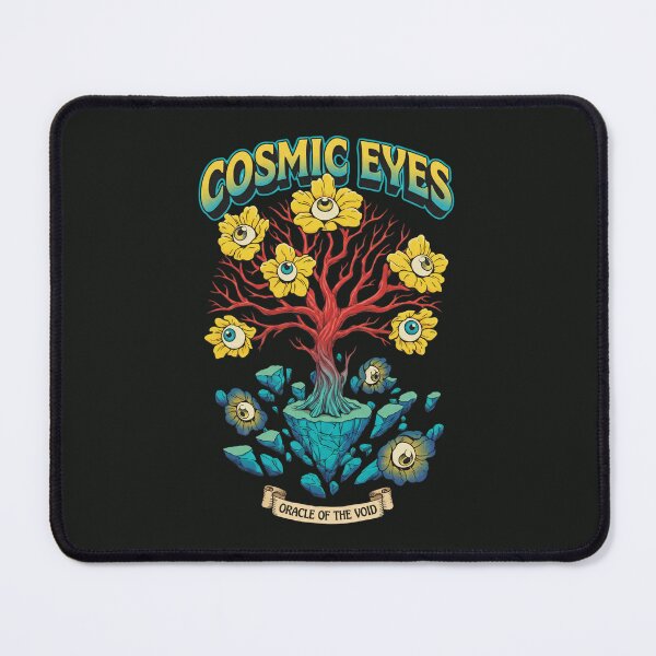 Item preview, Cosmic Eyes Oracle of the Void - Psychedelic Eyeball Tree Art designed and sold by AwesomeBeyondLimits.
