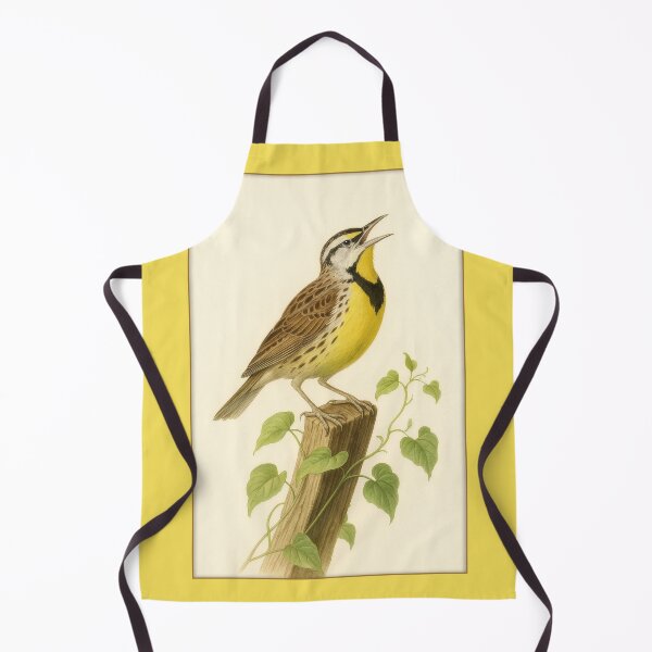 Item preview, Ornithological Print of a Meadowlark Singing designed and sold by Tridentulus.