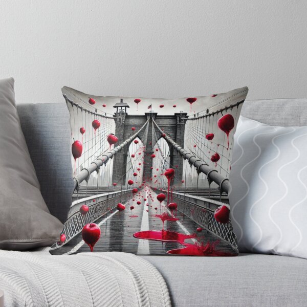 Item preview, Raining Apples Brooklyn Bridge designed and sold by Occupational  Horrors.