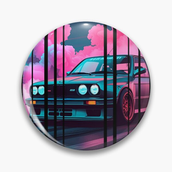 Item preview, B.W the Power of the 3 series drifting with neon smoke, retro 80s 6 designed and sold by Neon G.