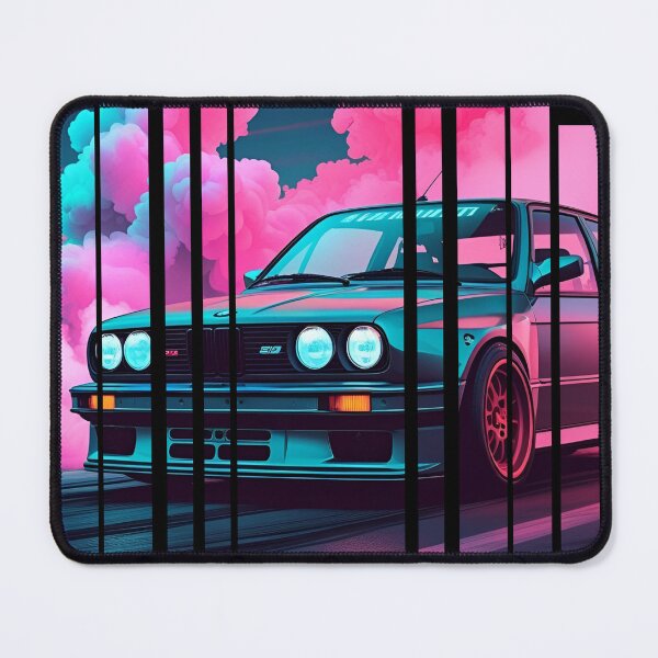 Item preview, B.W the Power of the 3 series drifting with neon smoke, retro 80s 6 designed and sold by Neon G.