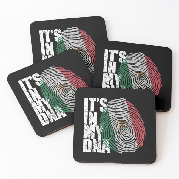 Item preview, Its in my DNA Mexico flag fingerprint designed and sold by Petgifts ★★★★★.