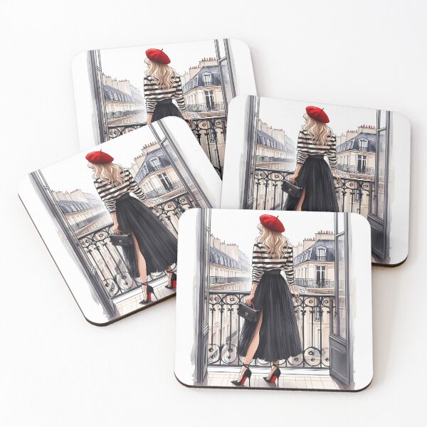 Aperçu de l'œuvre Fashion Girl à Paris créée et vendue par Visual Nomad Club.
