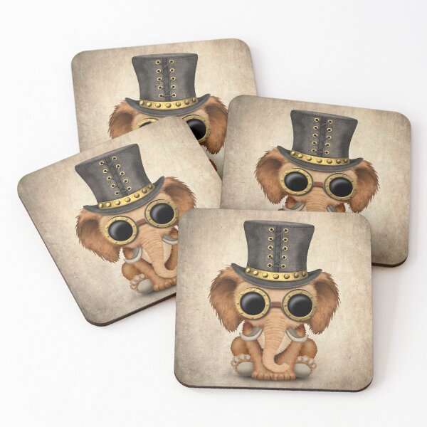 Item preview, Steampunk Baby Woolly Mammoth designed and sold by JeffBartels.
