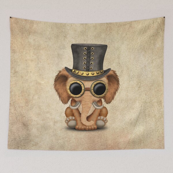 Item preview, Steampunk Baby Woolly Mammoth designed and sold by JeffBartels.