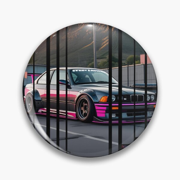 Item preview, B.W Power of the 3 series coupe with wide body kit, street racing vibe, high contrast neon colors 7 designed and sold by Neon G.