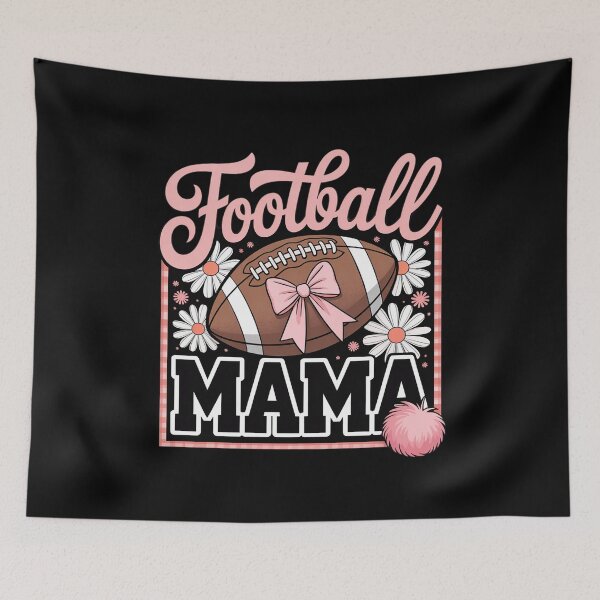 Item preview, Coquette Bow Football Mama Game Day Touchdown Season  designed and sold by Belkisallen.