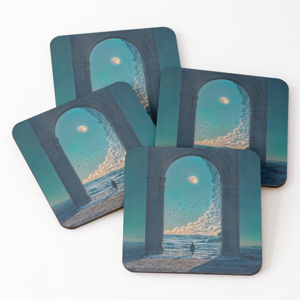 Item preview, Moonlit Gateway to the Rising Sea designed and sold by Vividfables.