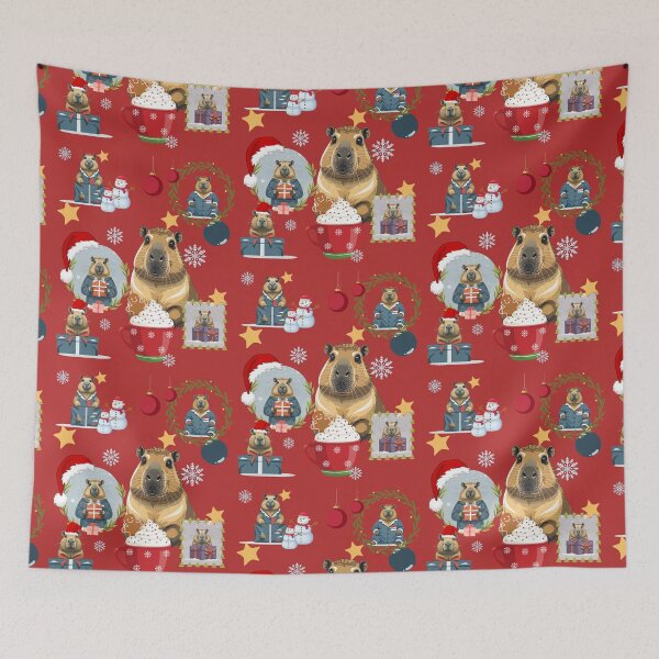 Item preview, Have a Capybara Christmas designed and sold by Sir Capy B.