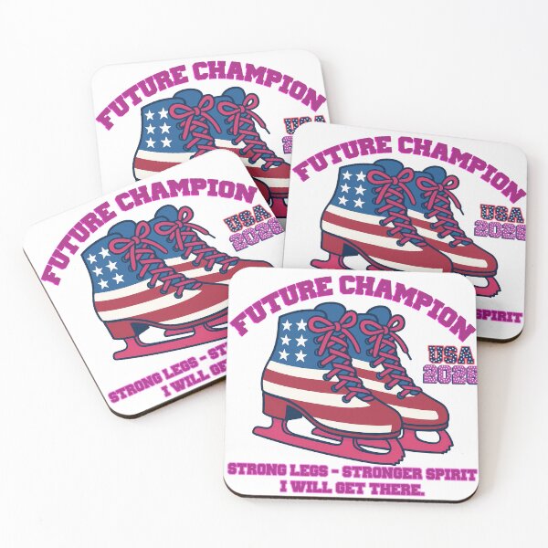 Item preview, Future Olympian, USA 2026, USA Ice Skate, Winter Olympics, Women Ice Skate, GO USA! designed and sold by SASSYusa.com.