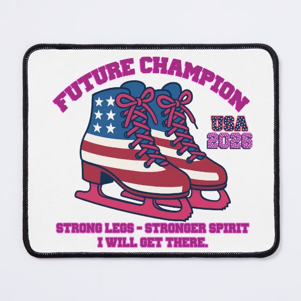 Item preview, Future Olympian, USA 2026, USA Ice Skate, Winter Olympics, Women Ice Skate, GO USA! designed and sold by SASSYusa.com.