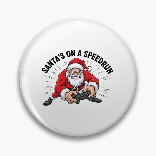 Item preview, Christmas on a Speedrun – Gamer Holiday Speedrun Design designed and sold by Ovaloon.